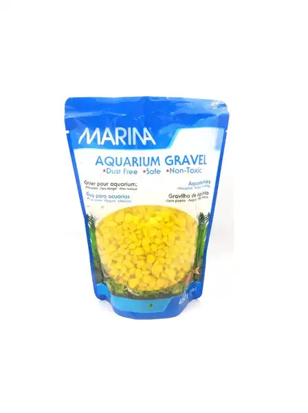 MARINA AQUA GRAVEL AMARILLA 450GR