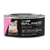 Alimento Húmedo Vitalcan Balanced Souffle de Pollo Gato Cachorro 85 g