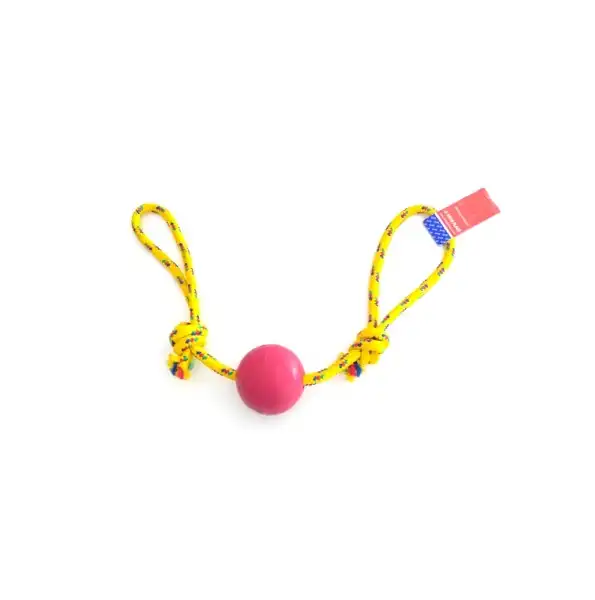 PETSPLAST PELOTA DE GOMA MEDIANA SOGA ALPINA 8MMX50CM S502