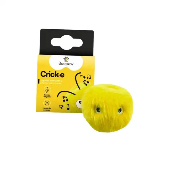 BEEPAW JUGUETE PELOTA PELUCHE BEEPAW CRICK-E AMARILLO