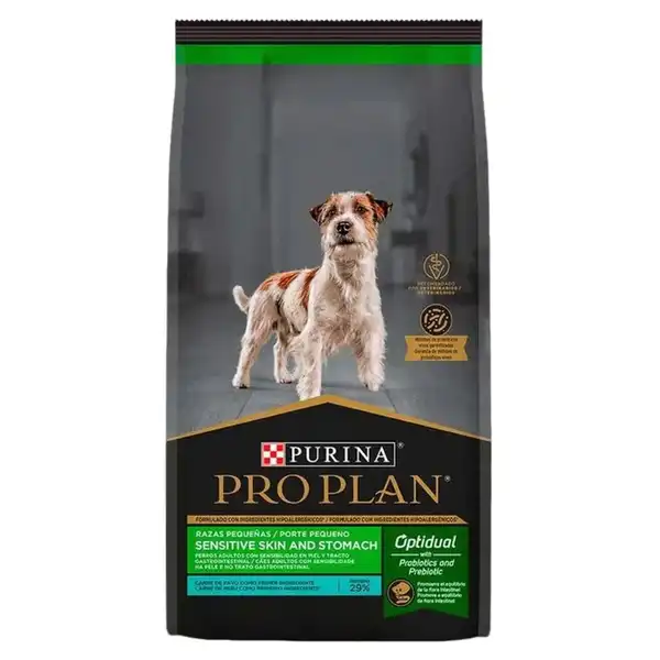 PROPLAN SENSITIVE SKIN & STOMACH RAZA PERRO PEQUEÑA 7,5KG