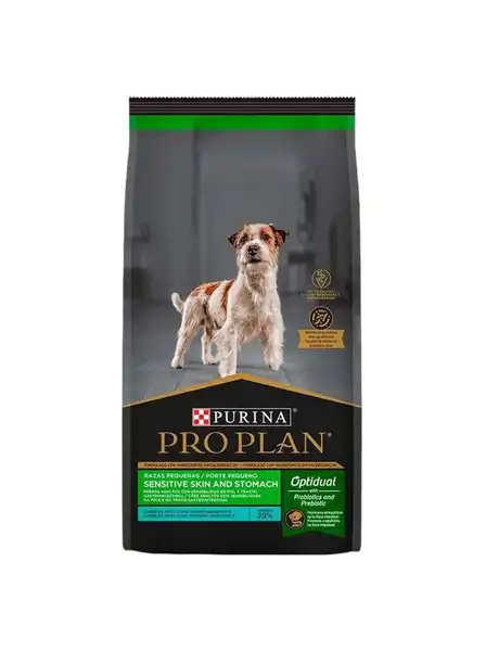 PROPLAN SENSITIVE SKIN & STOMACH RAZA PERRO PEQUEÑA 7,5KG