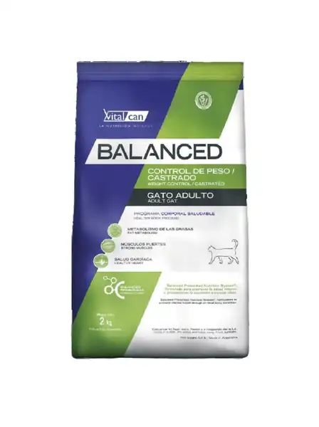 VITALCAN BALANCED GATO CTRL. PESO/CSTRDO. 7,5KG